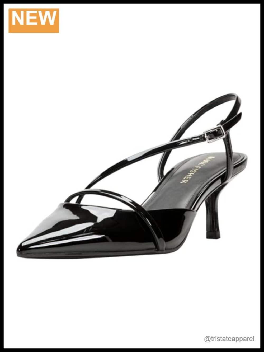 Pointed Toe Kitten Heel Slingback Pump